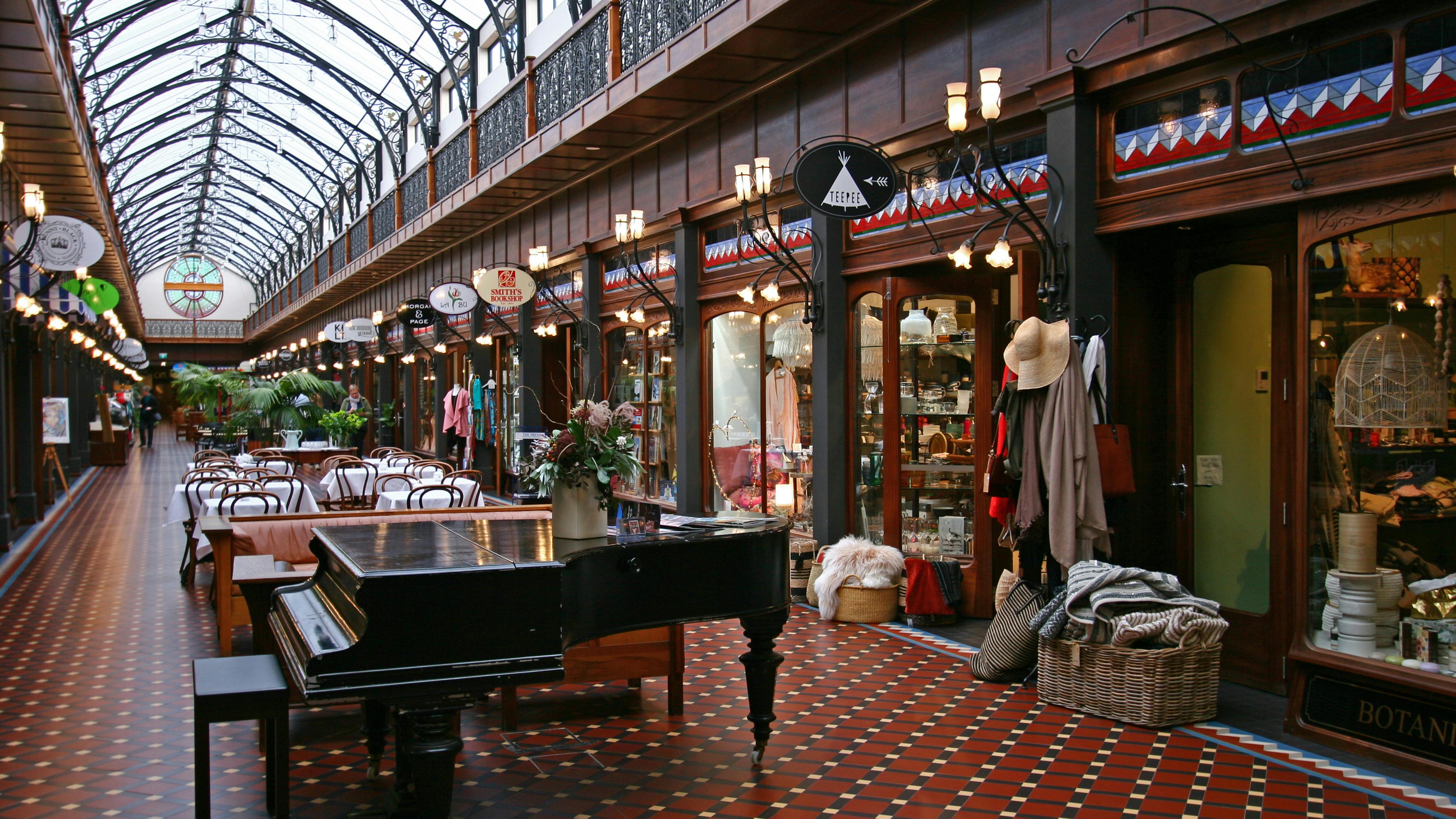 This former factory in Christchurch, New Zealand, is now a Victorian shopping arcade.