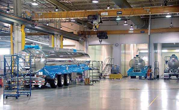 Heil tank trailer plant