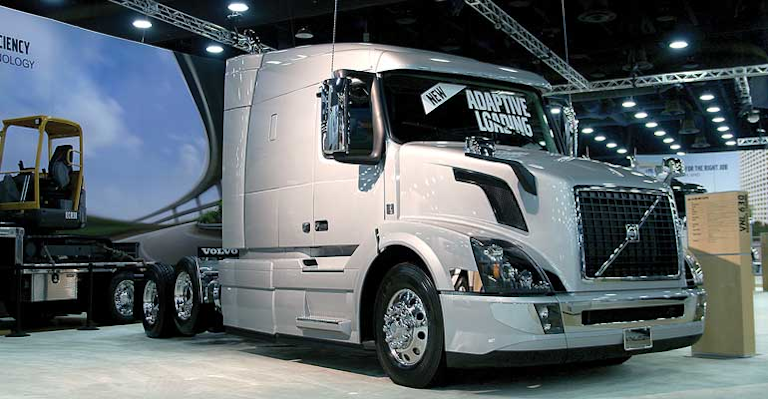 Volvo Stresses Efficient Truck Systems At Mats Bulk Transporter