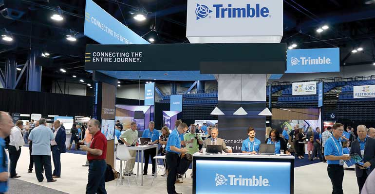 Trimble booth at Insight conference