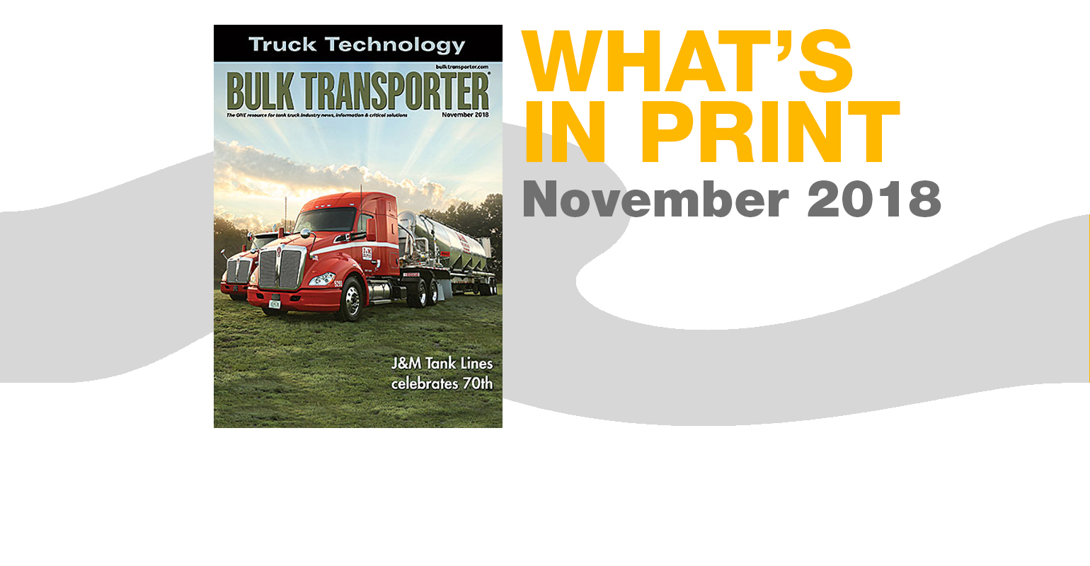 Bulk Transporter November 2018 cover