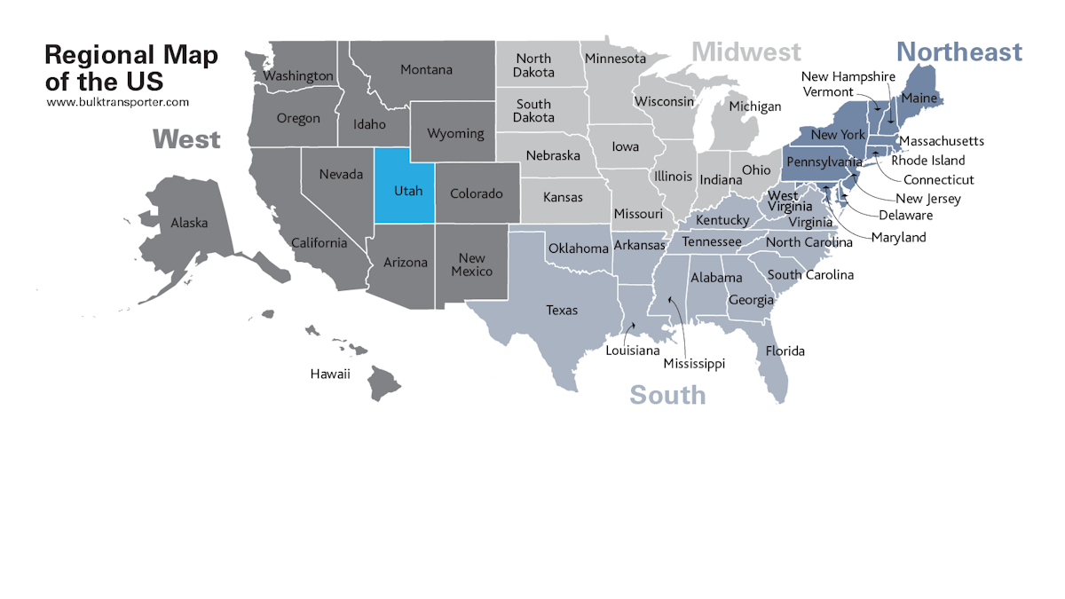utah on the us map Utah Cargo Tank Repair Facilities Bulk Transporter utah on the us map