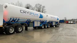 Cryopeak Super B-train LNG trailer Cryopeak Super B-train LNG trailer