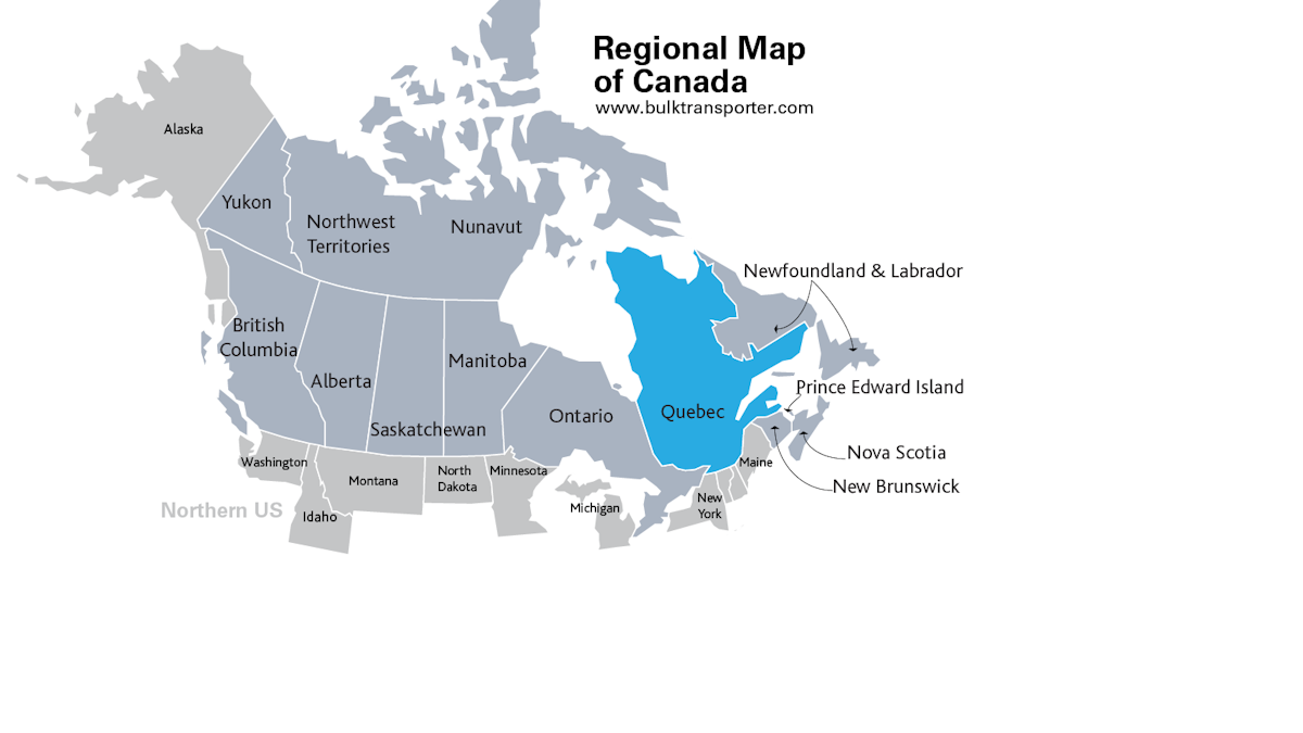 Quebec | Cargo Tank Cleaning Facilities | Bulk Transporter