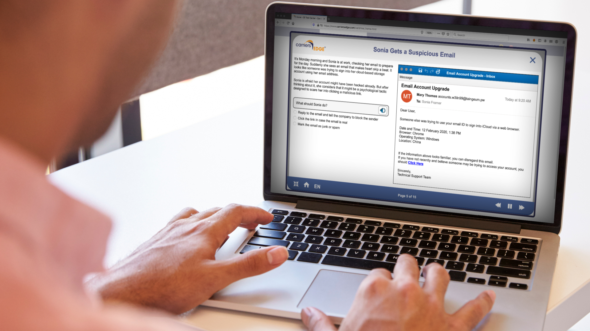 CarriersEdge cybersecurity