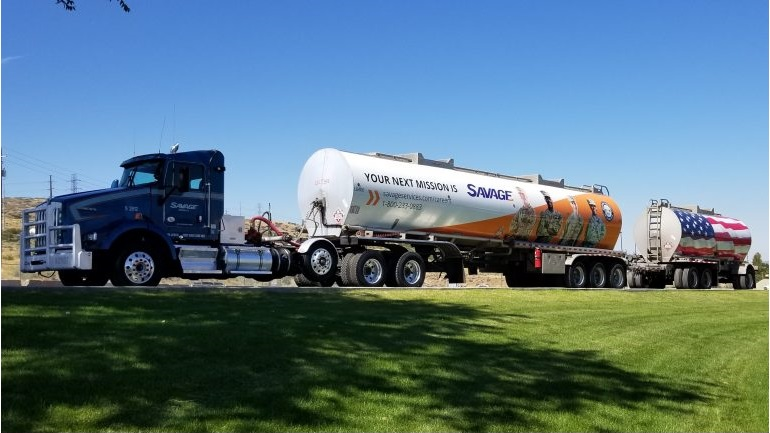 Savage Military Friendly Truck Wrap