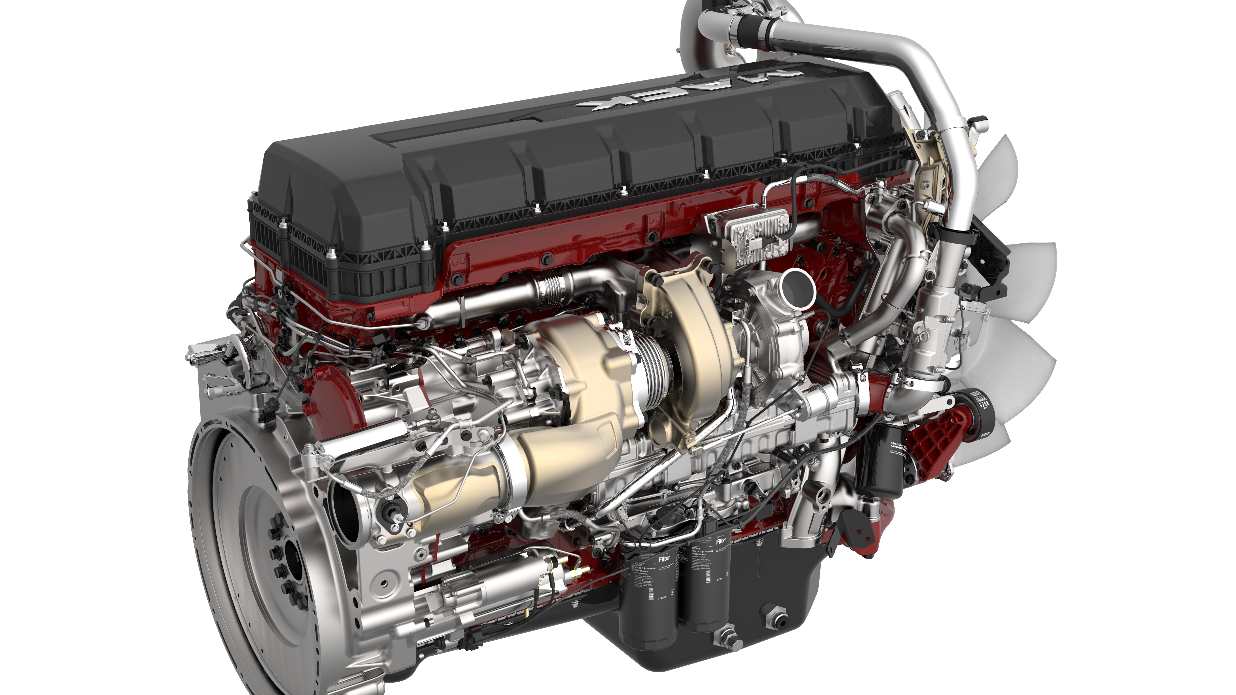 Mack Trucks recently revealed a new version of its 13-liter Mack MP8HE engine with up to 3% improved fuel efficiency.