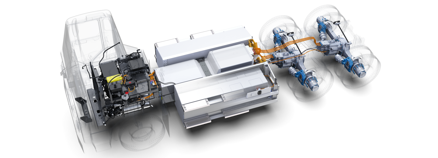 Meritor has secured a five-year supply agreement with Autocar Trucks to supply its refuse vehicles with Blue Horizon 14Xe integrated e-powertrains in 2022.
