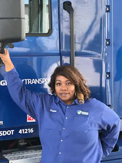 Tressa Smith is a Highway Transport driver who works out of the Geismar Service Center. Tressa Smith is a Highway Transport driver who works out of the Geismar Service Center.