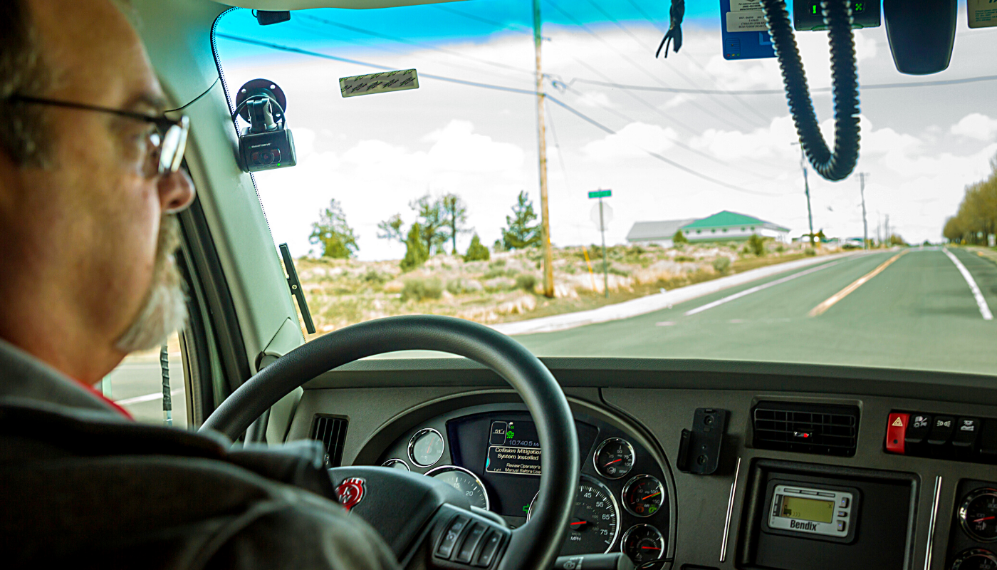 Truck Driver With Dashcam
