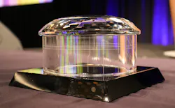 Since most winners were not invited on stage, a blank award was provided for use in post-presentation photographs. Since most winners were not invited on stage, a blank award was provided for use in post-presentation photographs.