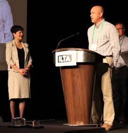 “It’s an honor to receive this award, and we’re excited that our employees’ efforts are being recognized by their peers in the industry,” said LBC Tank Terminals representative Jody Kelly, who accepted the 2021 Platinum Safety Award in the small-company division on behalf of LBC. “It’s an honor to receive this award, and we’re excited that our employees’ efforts are being recognized by their peers in the industry,” said LBC Tank Terminals representative Jody Kelly, who accepted the 2021 Platinum Safety Award in the small-company division on behalf of LBC.