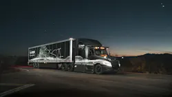 Navistar has partnered with TuSimple to run autonomous trucks. Navistar has partnered with TuSimple to run autonomous trucks.