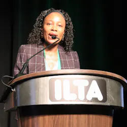 Desiree Cromwell, Phillips 66 Gulf Coast region manager, accepts her company's Platinum Safety Award during the International Liquid Terminals Association's 2022 International Operating Conference on June 14 in Houston, Texas. Desiree Cromwell, Phillips 66 Gulf Coast region manager, accepts her company's Platinum Safety Award during the International Liquid Terminals Association's 2022 International Operating Conference on June 14 in Houston, Texas.