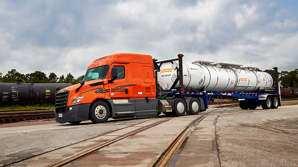 Schneider Bulk Express Intermodal