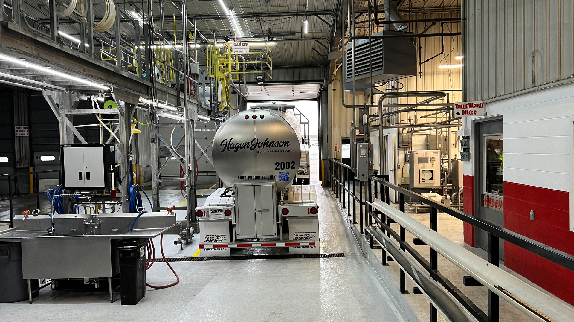 Trailer Back In Wash Bay