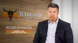 Badlands Tank Lines founder and CEO Roger Johnson. Badlands Tank Lines founder and CEO Roger Johnson.