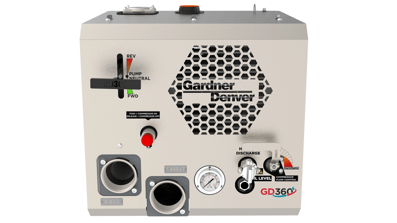 Kraft Tank now will offer customers in the Northeast dedicated Gardner Denver support and inventory, including the GD360 liquid bulk package.