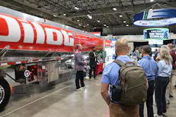 Pilot Company, here spotlighting its smart tanker technology during Tank Truck Week 2026 in Kansas City, Missouri, is one of several innovative companies evaluating Tandem Concepts' digital loading-rack communications. Pilot Company, here spotlighting its smart tanker technology during Tank Truck Week 2026 in Kansas City, Missouri, is one of several innovative companies evaluating Tandem Concepts' digital loading-rack communications.