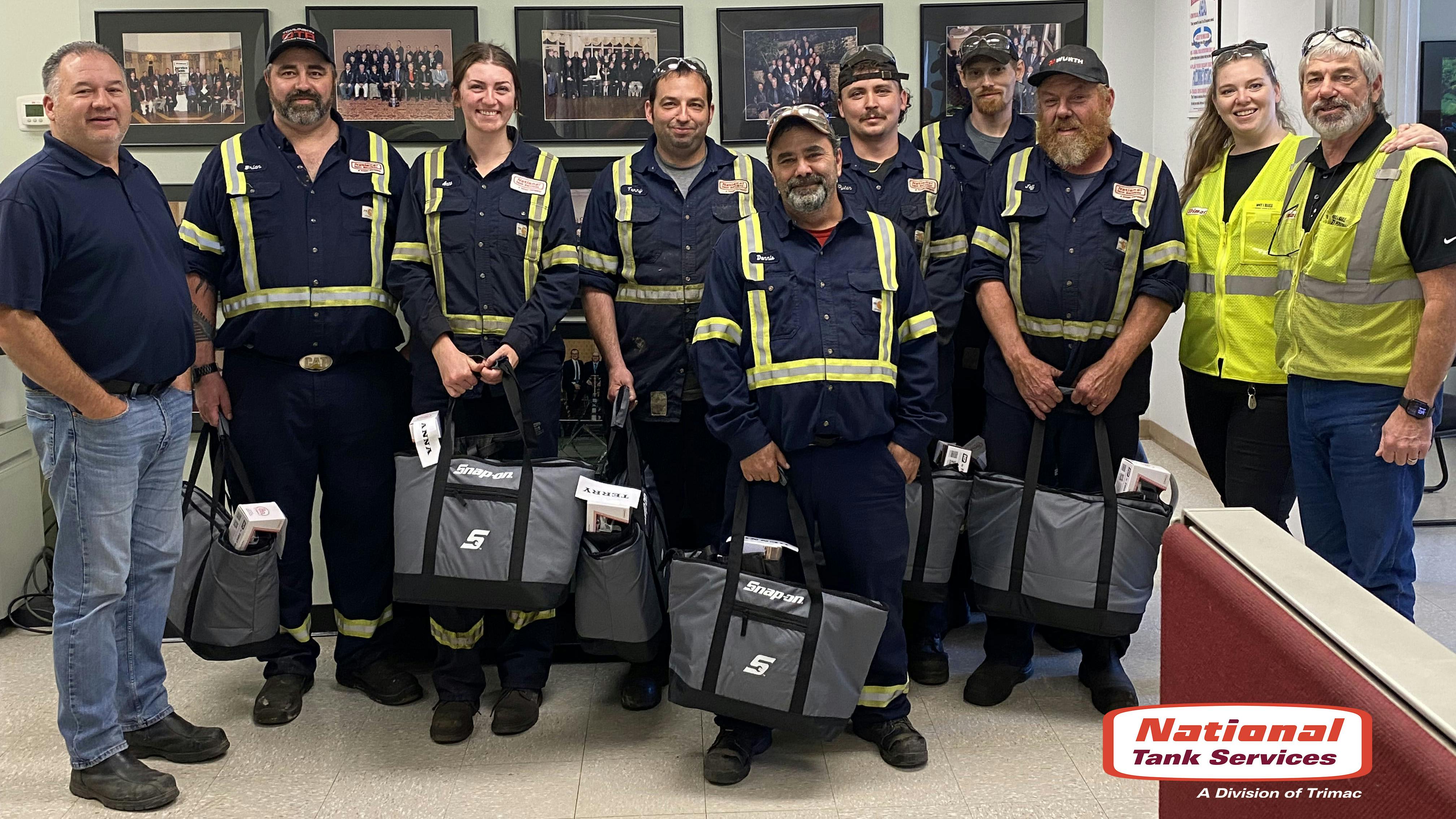 The National Tank Services team in Sarnia, Ontario, Canada, recently celebrated 20 years without a lost-time injury.