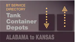 Depot Directory title slide for Alabama through Kansas with an icon representing ISO containers and arrows indicating movement in and out. Depot Directory title slide for Alabama through Kansas with an icon representing ISO containers and arrows indicating movement in and out.