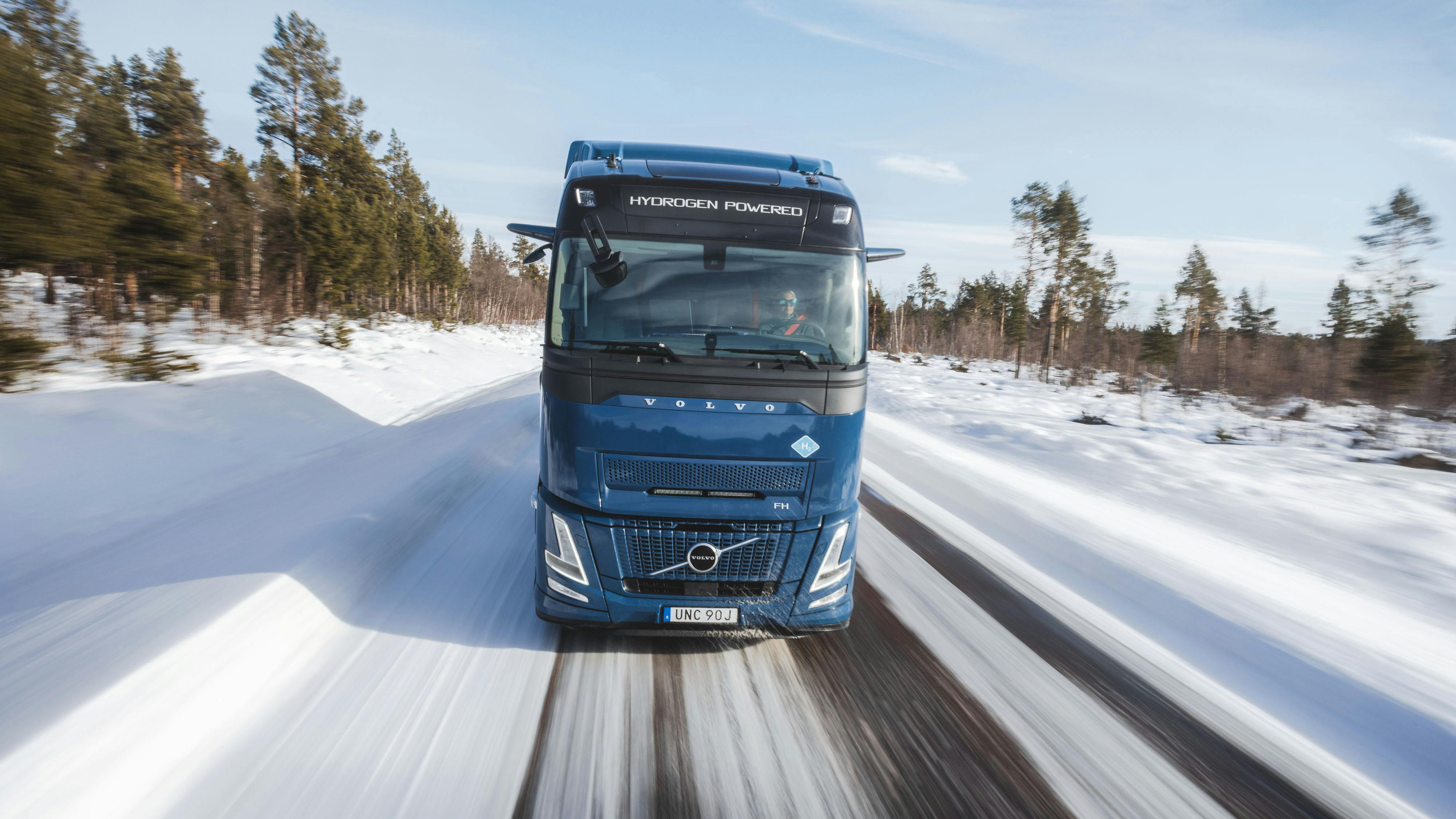 Volvo&rsquo;s hydrogen-powered trucks are being developed to provide higher energy efficiency, lower fuel consumption, and increased engine power compared to conventional hydrogen combustion engine technology.