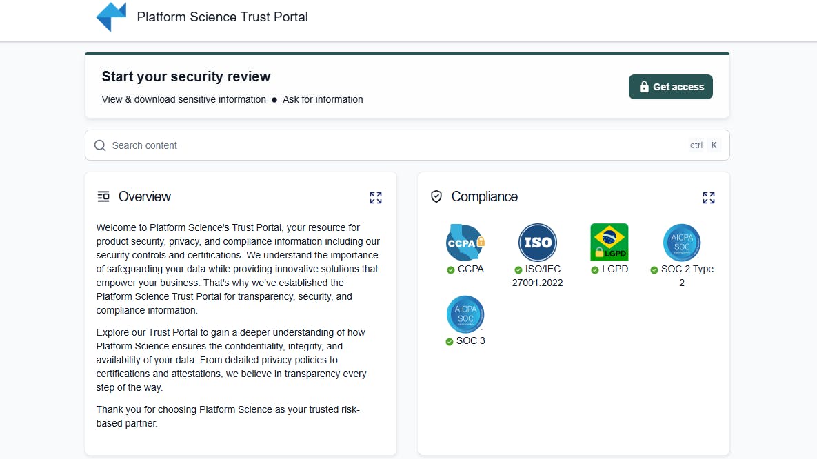Platform Science's new 'Trust Portal' offers fleet operators a centralized platform to access detailed information on security, privacy, and compliance measures, supporting digital transformation in transportation.