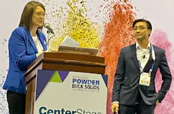 Gregory See Hoye, market manager for Dedert, gets ready to speak about the need for partnerships among process solutions providers, ingredient producers and other key players in the supply chain to deliver on new market demands, including lithium battery powders. Gregory See Hoye, market manager for Dedert, gets ready to speak about the need for partnerships among process solutions providers, ingredient producers and other key players in the supply chain to deliver on new market demands, including lithium battery powders.