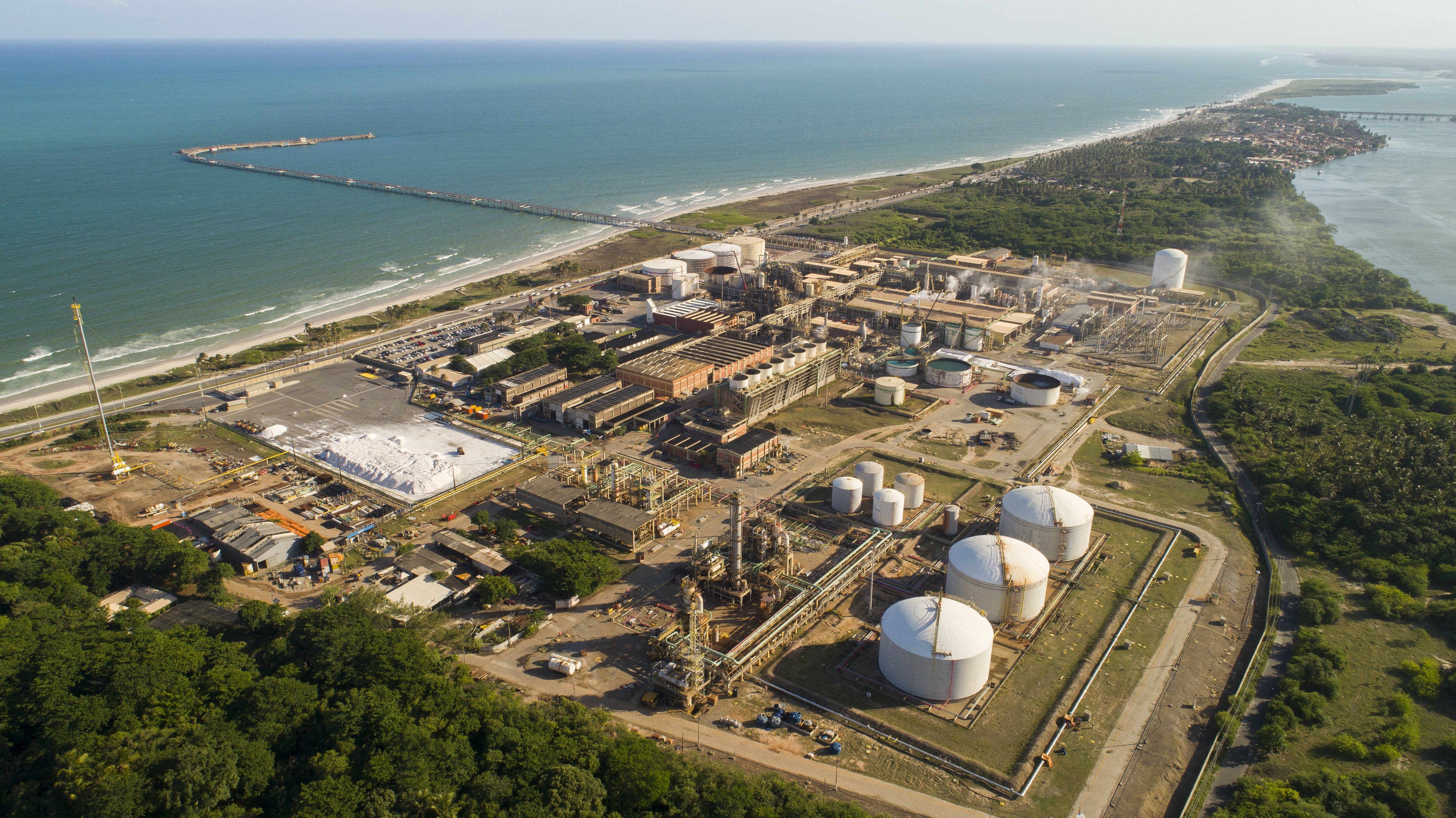 Braskem's chlorine soda manufacturing plant in Macei&oacute;.
