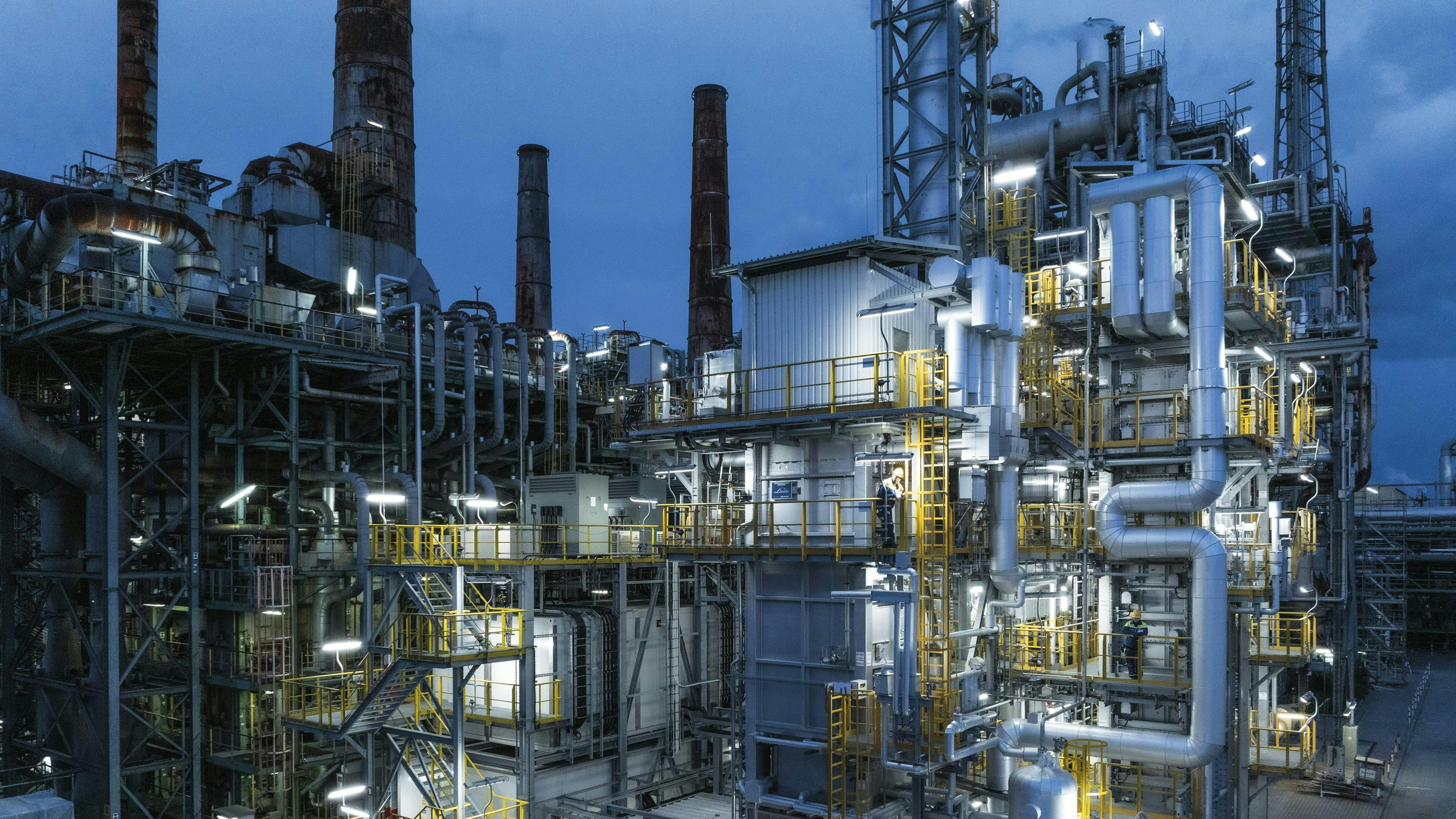 The electric furnace prototype is fully integrated into the steam crackers at the Ludwigshafen site. Source: BASF