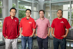 The University of Houston team: Xiaonan Shan, associate professor electrical and computing engineering, Jiefu Chen, associate professor of electrical and computer engineering, Lars Grabow, professor of chemical and biomolecular engineering, and Xuquing Wu, associate professor of information science technology. The University of Houston team: Xiaonan Shan, associate professor electrical and computing engineering, Jiefu Chen, associate professor of electrical and computer engineering, Lars Grabow, professor of chemical and biomolecular engineering, and Xuquing Wu, associate professor of information science technology.