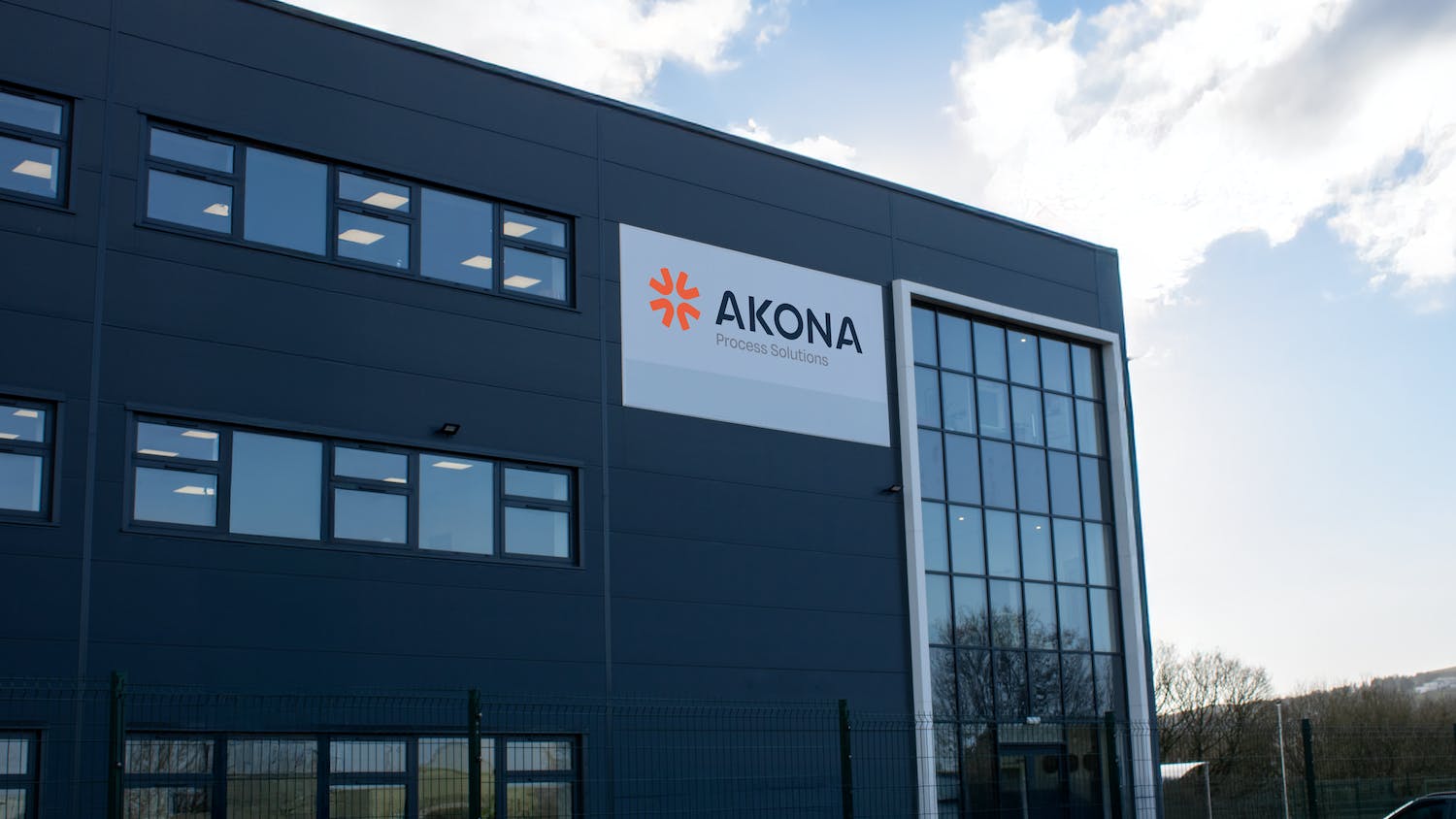 Logo at the Akona Process Solutions headquarters