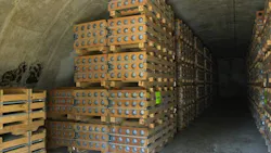 M55 rockets containing VX nerve agent are stored in an earth-covered bunker called an igloo at Blue Grass Army Depot near Richmond. M55 rockets containing VX nerve agent are stored in an earth-covered bunker called an igloo at Blue Grass Army Depot near Richmond.