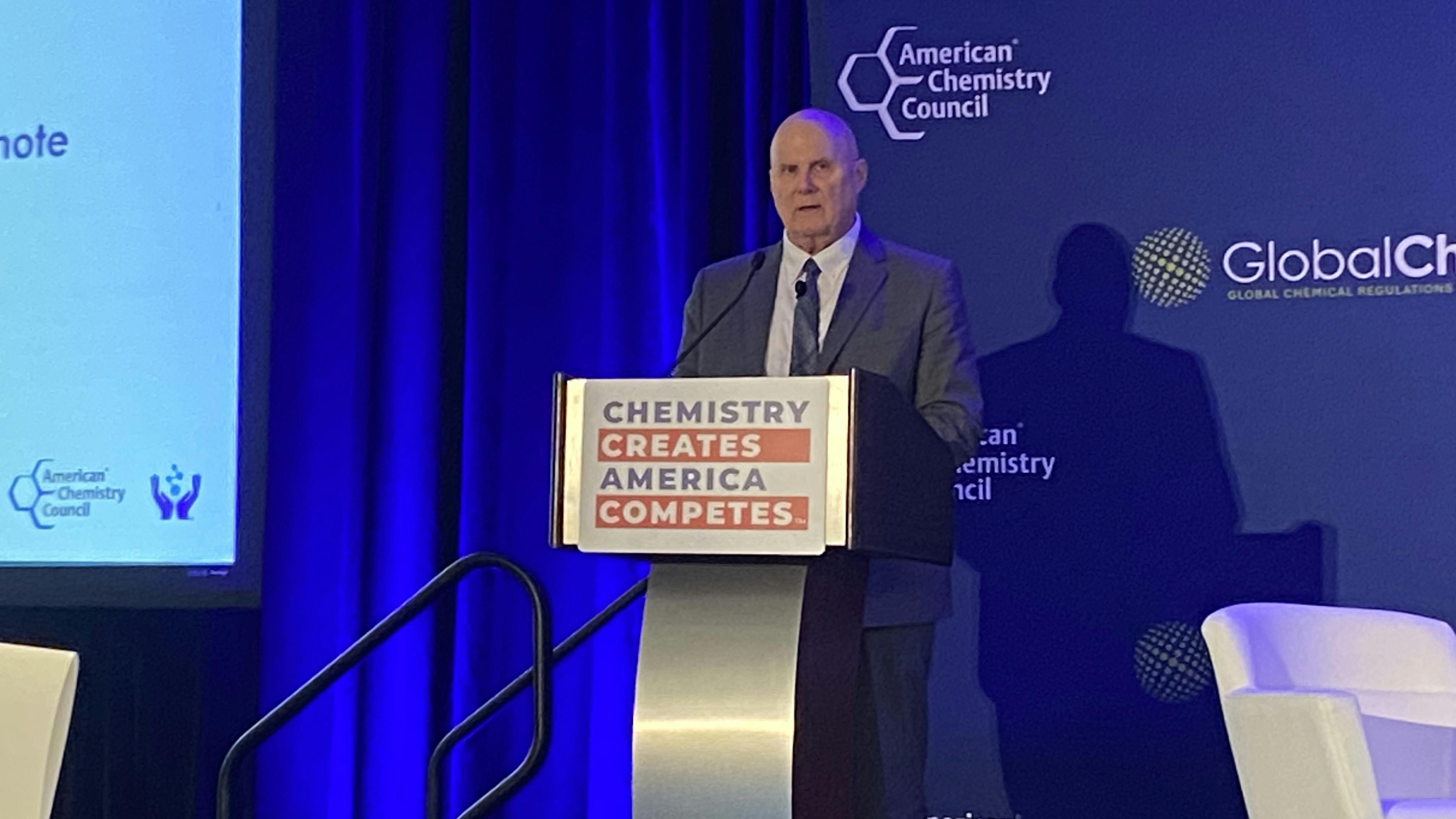 Chad Mcintosh, acting deputy administrator at EPA, discussed the agency&rsquo;s plans during his keynote address at the American Chemistry Council&rsquo;s (ACC) annual GlobalChem conference in Washington, D.C.