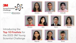 3M introduces the Top 10 finalists for the 2025 Young Scientist Challenge 3M introduces the Top 10 finalists for the 2025 Young Scientist Challenge
