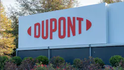 Sign with DuPont logo at DuPont headquarters Sign with DuPont logo at DuPont headquarters
