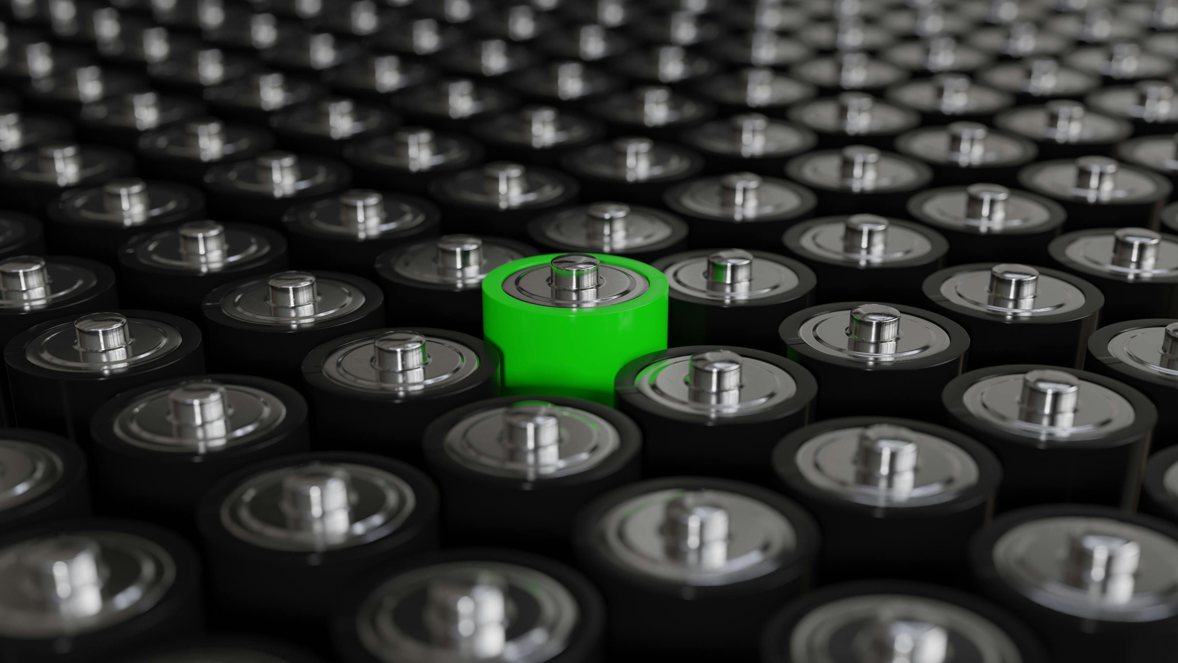 Green recyclable battery and regular batteries