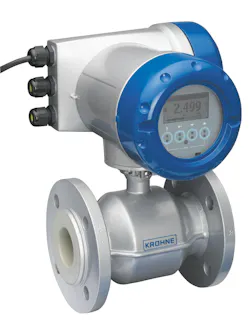 Magmeters, like the one shown can now be used in many electrically noisy applications without grounding rings. Magmeters, like the one shown can now be used in many electrically noisy applications without grounding rings.