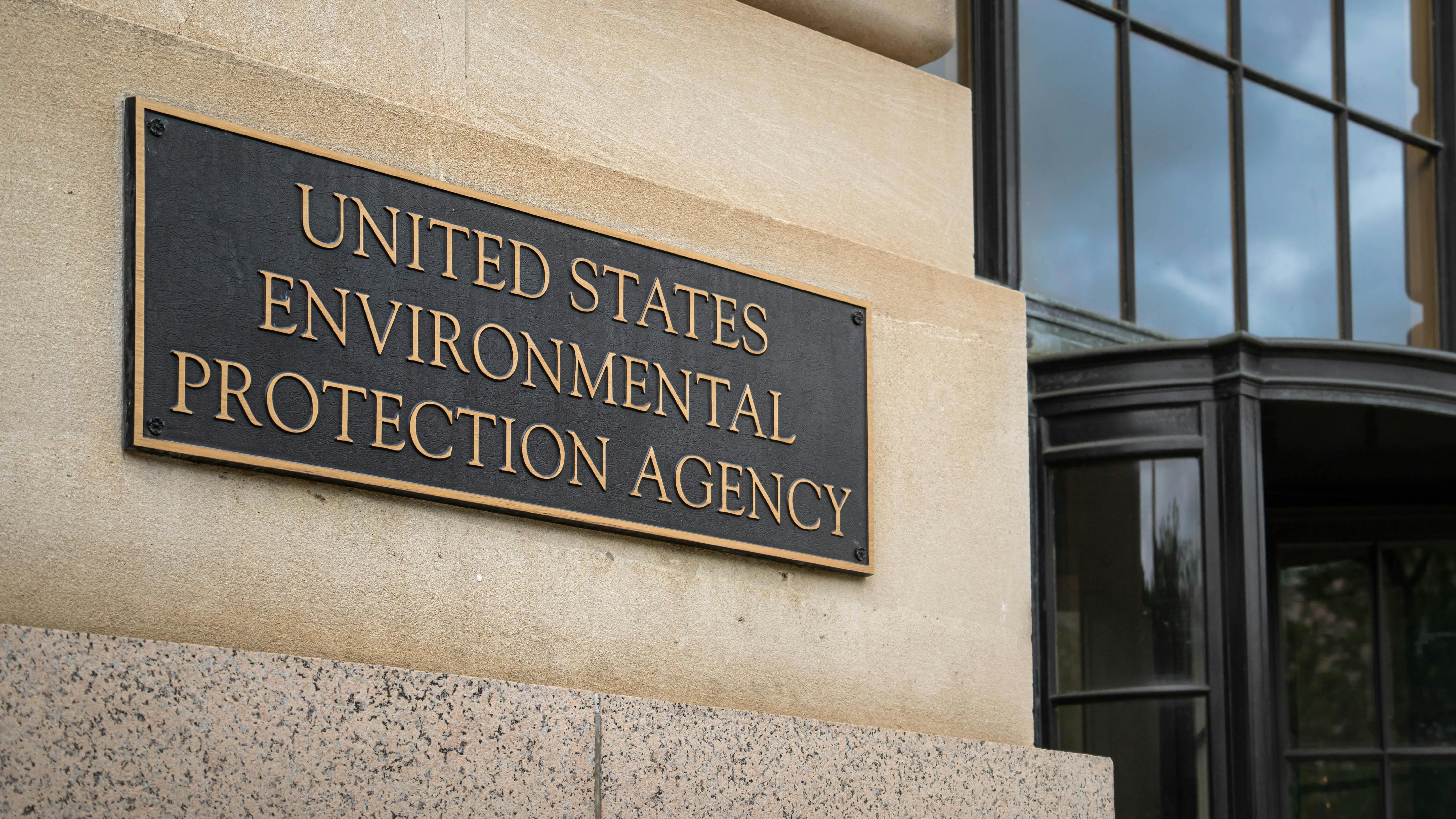 United States Environmental Protection Agency sign on building