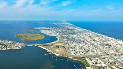 view of the New Jersey coastline view of the New Jersey coastline