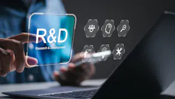 R and D, Research and Development concept. businessman use laptop with virtual R and D icons for research and development of business science technology. R and D, Research and Development concept. businessman use laptop with virtual R and D icons for research and development of business science technology.