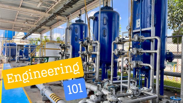 Air compressors at an industrial plant