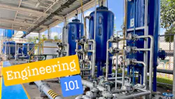 Air compressors at an industrial plant Air compressors at an industrial plant