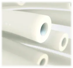 Magnified view of UF hollow fiber membranes. Photo courtesy DuPont. Magnified view of UF hollow fiber membranes. Photo courtesy DuPont.