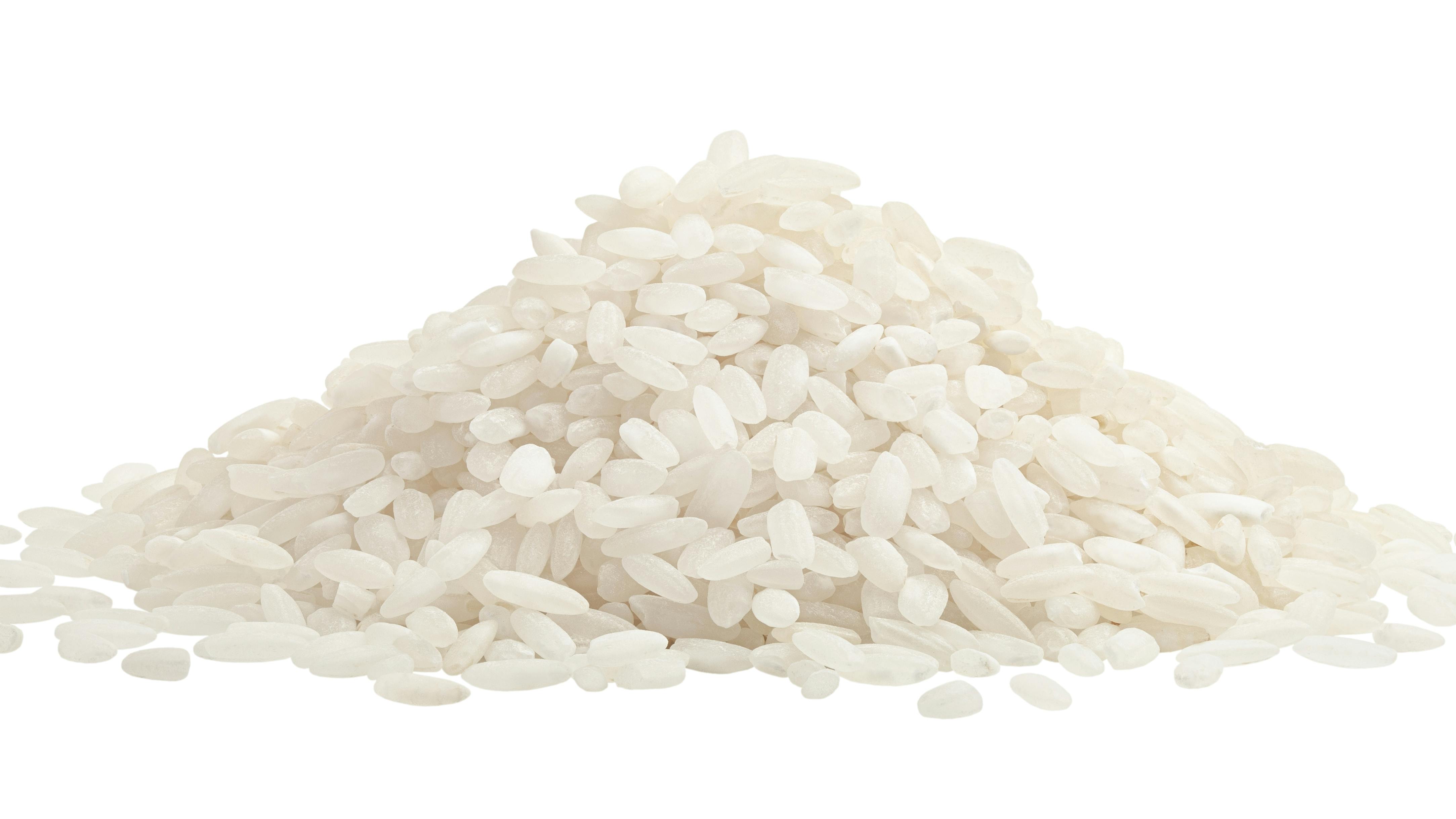 grains of rice in a pile