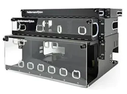 In addition to wall- and rack-mount fiber enclosures and accessories, HellermannTyton's HelaNet solutions line includes jumpers, inserts, adapter panels, connectors, trunk cables and tools to provide the essentials of field-terminated fiber applications. In addition to wall- and rack-mount fiber enclosures and accessories, HellermannTyton's HelaNet solutions line includes jumpers, inserts, adapter panels, connectors, trunk cables and tools to provide the essentials of field-terminated fiber applications.