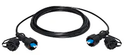 LC-to-LC duplex ruggedized fiber jumpers from Cables Unlimited are IP-66/67 rated and contain Corning FREEDM ONE cable. LC-to-LC duplex ruggedized fiber jumpers from Cables Unlimited are IP-66/67 rated and contain Corning FREEDM ONE cable.