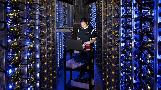 Inside a Google data center