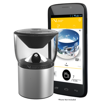 360-degree HD video camera brings Wi-Fi, Android connectivity; is Mil-spec ruggedized