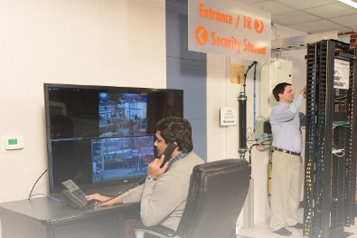 The enterprise showcase within the Berk-Tek TEK Center in New Holland, PA includes a security demo using the company's OneReach PoE Extender System; it also has direct-attach solutions on display to show how this setup can be beneficial when connecting IP devices like wireless access points, IP cameras and others.